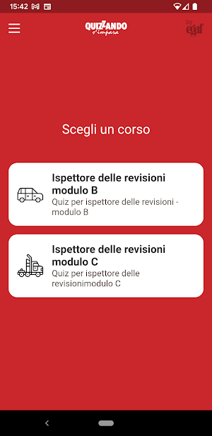Quiz ispettore revisioni Screenshot 0