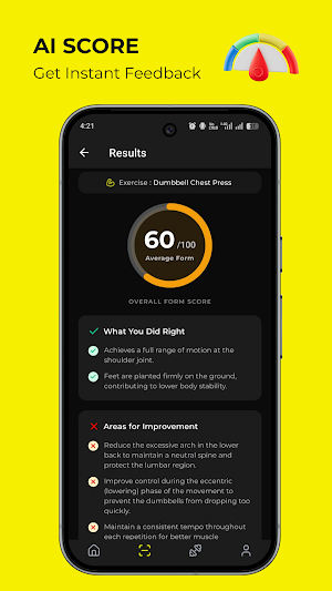 Gymmie - AI Form Scanner Screenshot 2