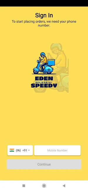 Eden Speedy Deliveries Screenshot 1
