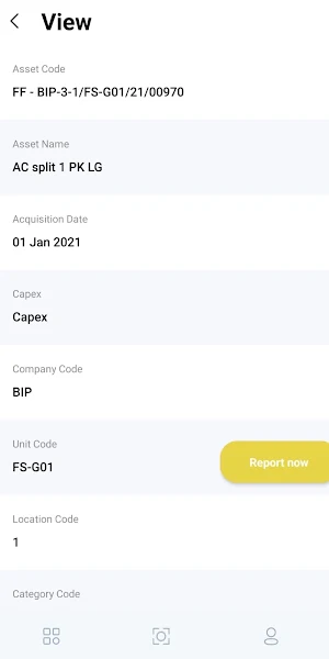 Asset User Screenshot 1