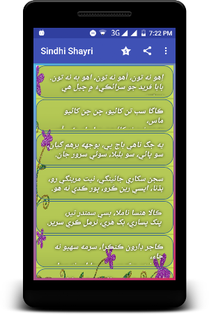 Sindhi Shayri -  سنڌي پرهيز Screenshot 0