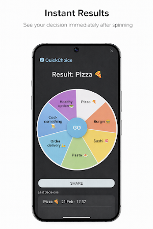 Quick Choice – Spin the Wheel Screenshot 1