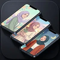 خلفيات بنات محجبات بدون نت
