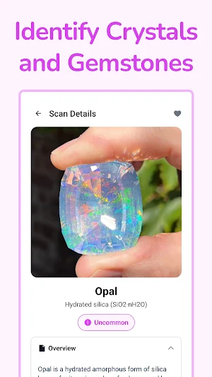Crystal Identifier & Scan Screenshot 1