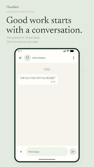Hasalam: Muslim Services Screenshot 1