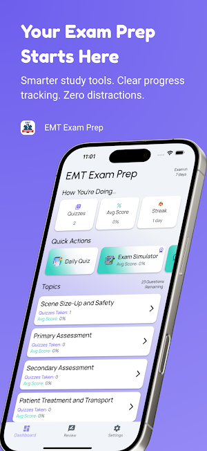 EMT Exam Prep 2025 Screenshot 0