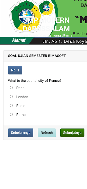SMP MODERN DARUSSALAM Screenshot 2