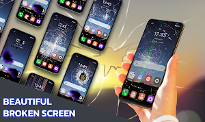 Broken Screen - Phone Prank Screenshot 0