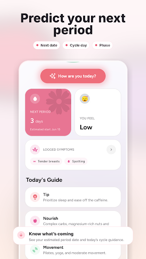 Cykel: Period Tracker & PCOS Screenshot 1