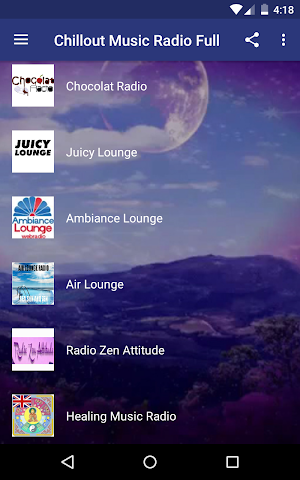 Chillout Radio Full - Low Tempo, Easy Listening Screenshot 1