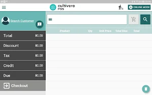 Cultivera POS Screenshot 1