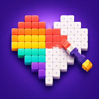 Color Pixels: Paint by Number