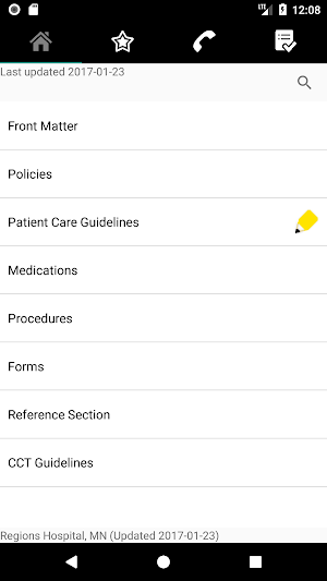 Regions Hospital EMS Screenshot 2