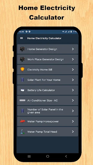 Home Electricity Calculator Screenshot 0