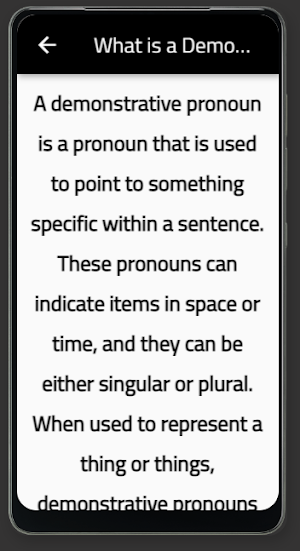 demonstrative pronoun Screenshot 0