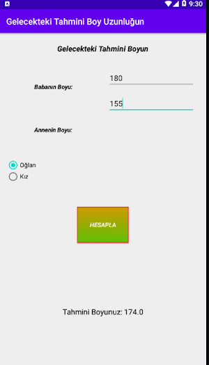 Calculate Your Future Height Screenshot 1