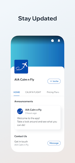 AIA Calm n Fly Screenshot 0