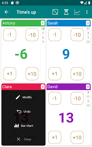 Score tracker Screenshot 0