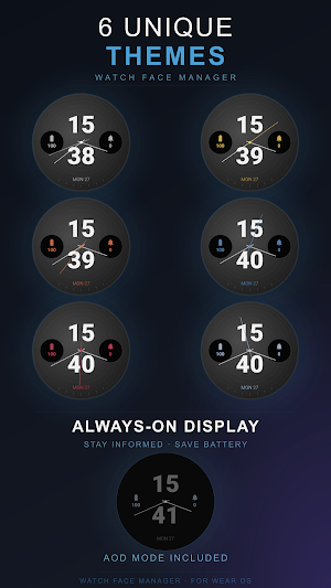 Metal Digital Watch Face Screenshot 1