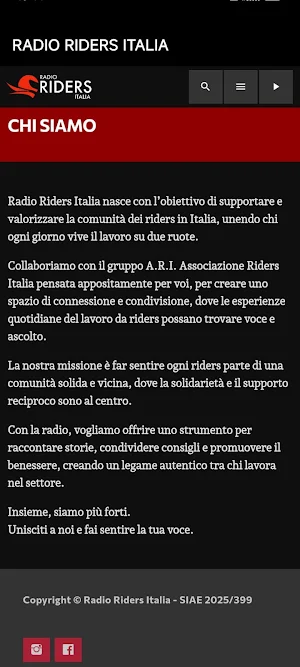 RADIO RIDERS ITALIA Screenshot 2
