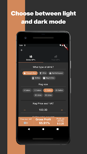 Hospitality Calculators Screenshot 3