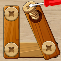Wood Nuts Screw Pin Puzzle