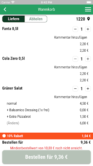 PizzaPizza Donauzentrum Screenshot 1