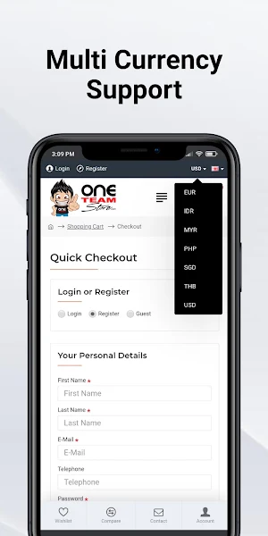 One Team Store Screenshot 3