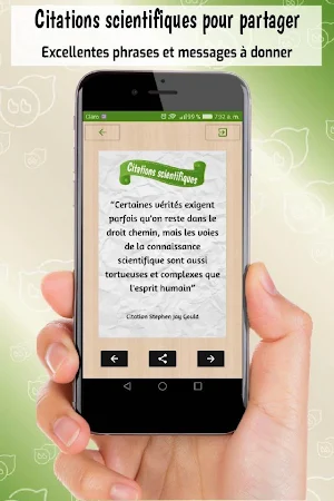citations scientifiques et citation sur la science Screenshot 1
