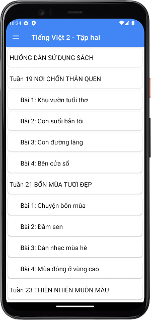 Tiếng Việt Lớp2 - Tập hai Screenshot 3