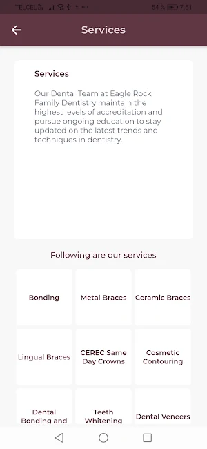 Eagle Rock Family Dentistry Screenshot 2