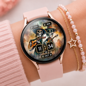 Skeleton Guitar WatchFace Screenshot 0
