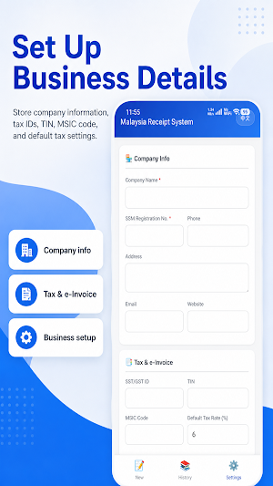 Pretties Receipt System Screenshot 3
