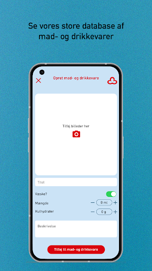 Kulhydrattælleren Screenshot 2