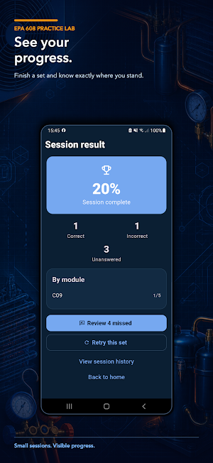 EPA 608 Practice Lab Screenshot 2