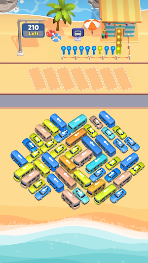 Traffic Jam: Color Bus Parking Screenshot 2