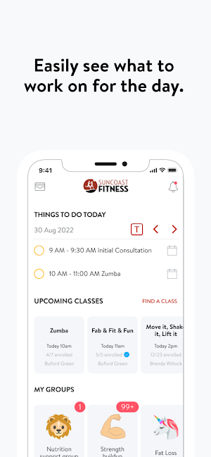 Suncoast Fitness App screenshot 6