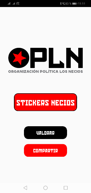 Stickers Los Necios Screenshot 1
