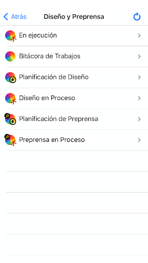 Matriflexo APP Screenshot 2