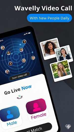 Wavelly – Live Video Call App Screenshot 1