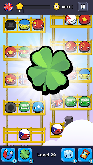 Country Balls: Sort & Match Screenshot 1