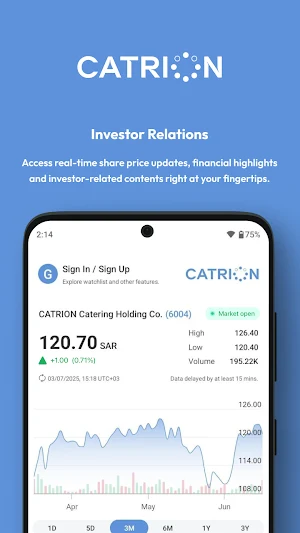 CATRION Investor Relations Screenshot 0