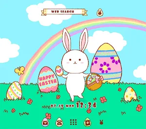 Cute Theme-Easter Bunny- Screenshot 0