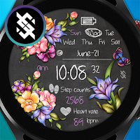 BFF2- Blackboard Art Flower