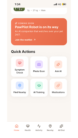 PawPilot: AI for Pet Parents Screenshot 1
