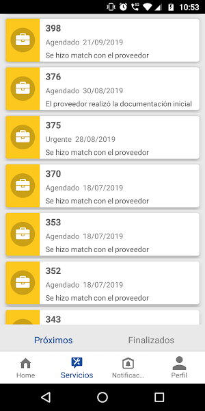 HandyMike Proveedor Screenshot 3