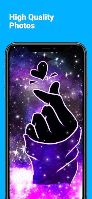 Finger heart wallpaper bts Screenshot 2
