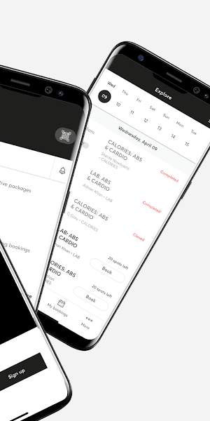 BARE Fitness App Screenshot 1
