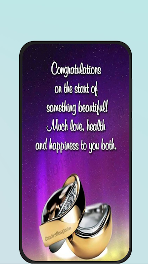 wedding congratulations card Screenshot 0