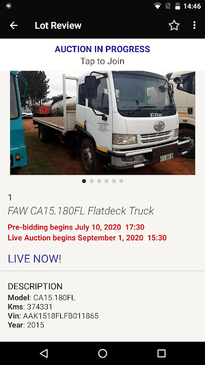 Devco Auctioneers Screenshot 2